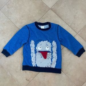 Gymboree monster sweatshirt for boys size 2T